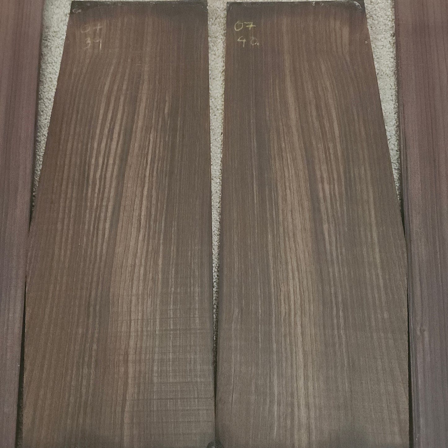 Indian rosewood acoustic guitar back and side