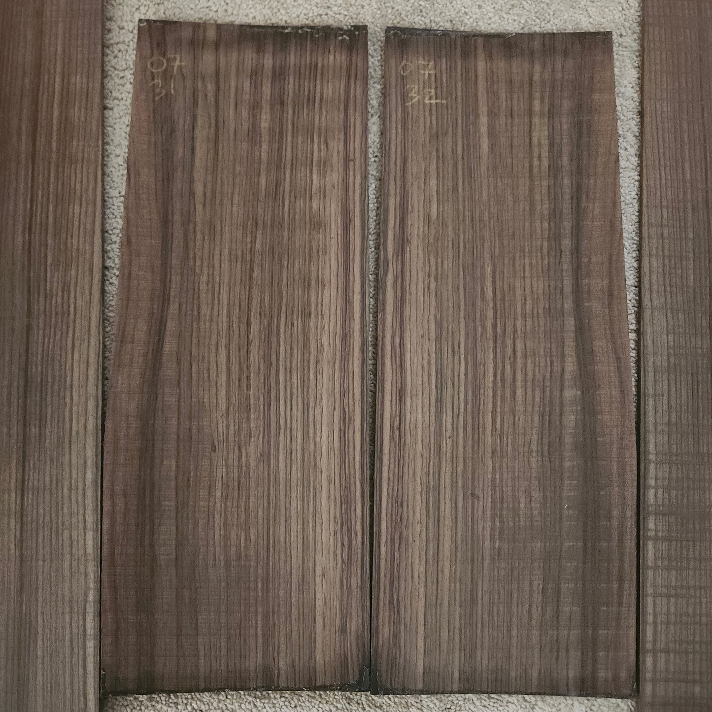 Indian rosewood acoustic guitar back and side