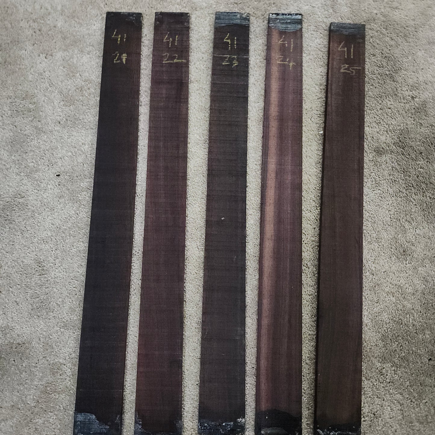 Indian rosewood fingerboard veneer