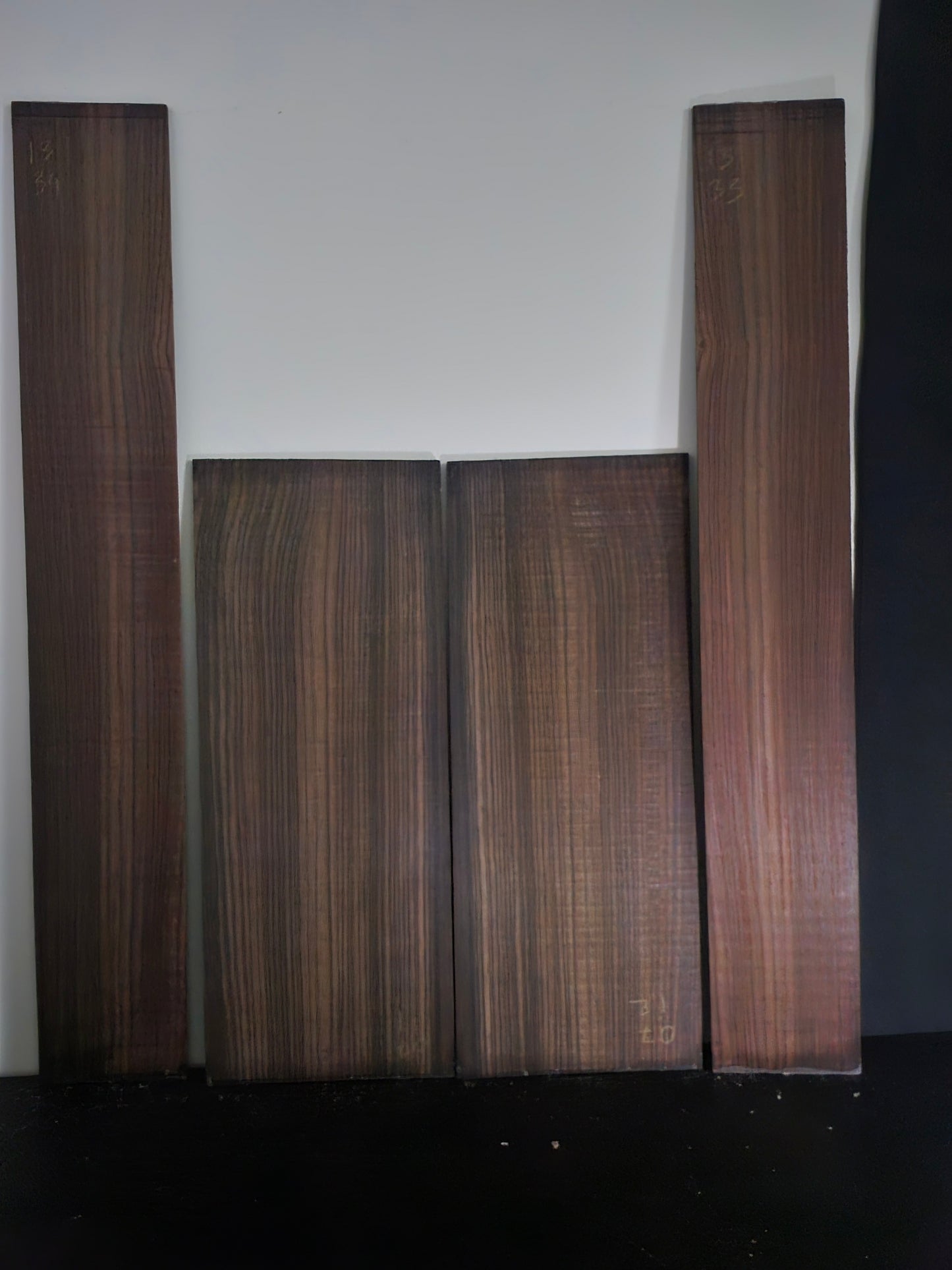 Indian rosewood acoustic guitar back and side