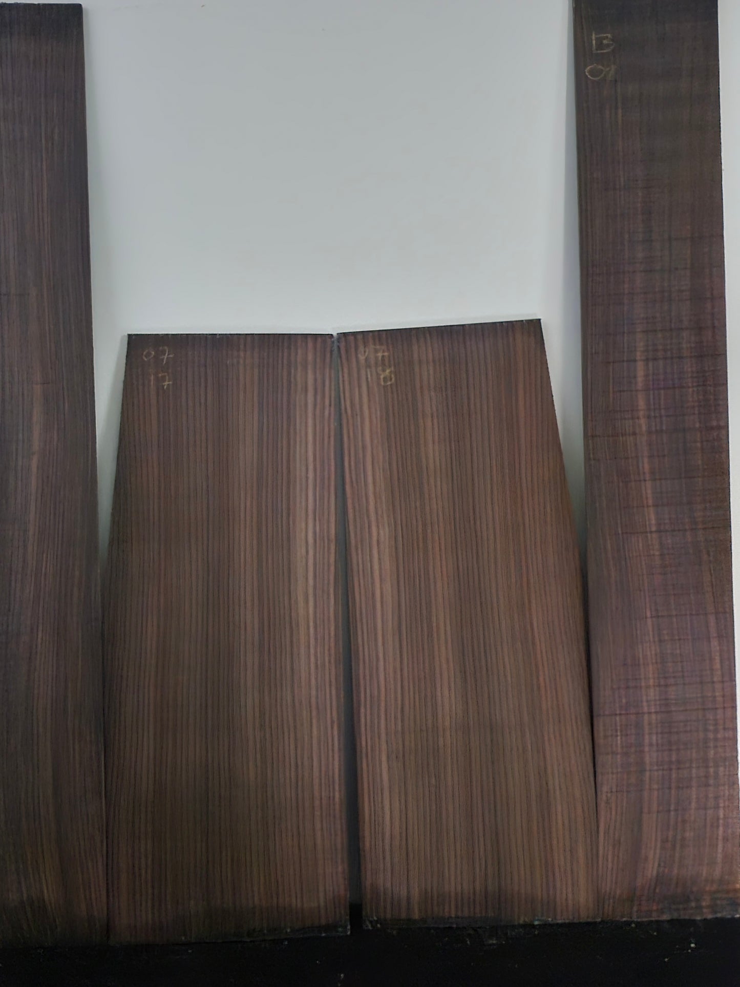 Indian rosewood acoustic guitar back and side