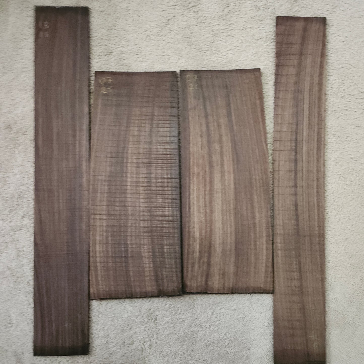 Indian rosewood acoustic guitar back and side