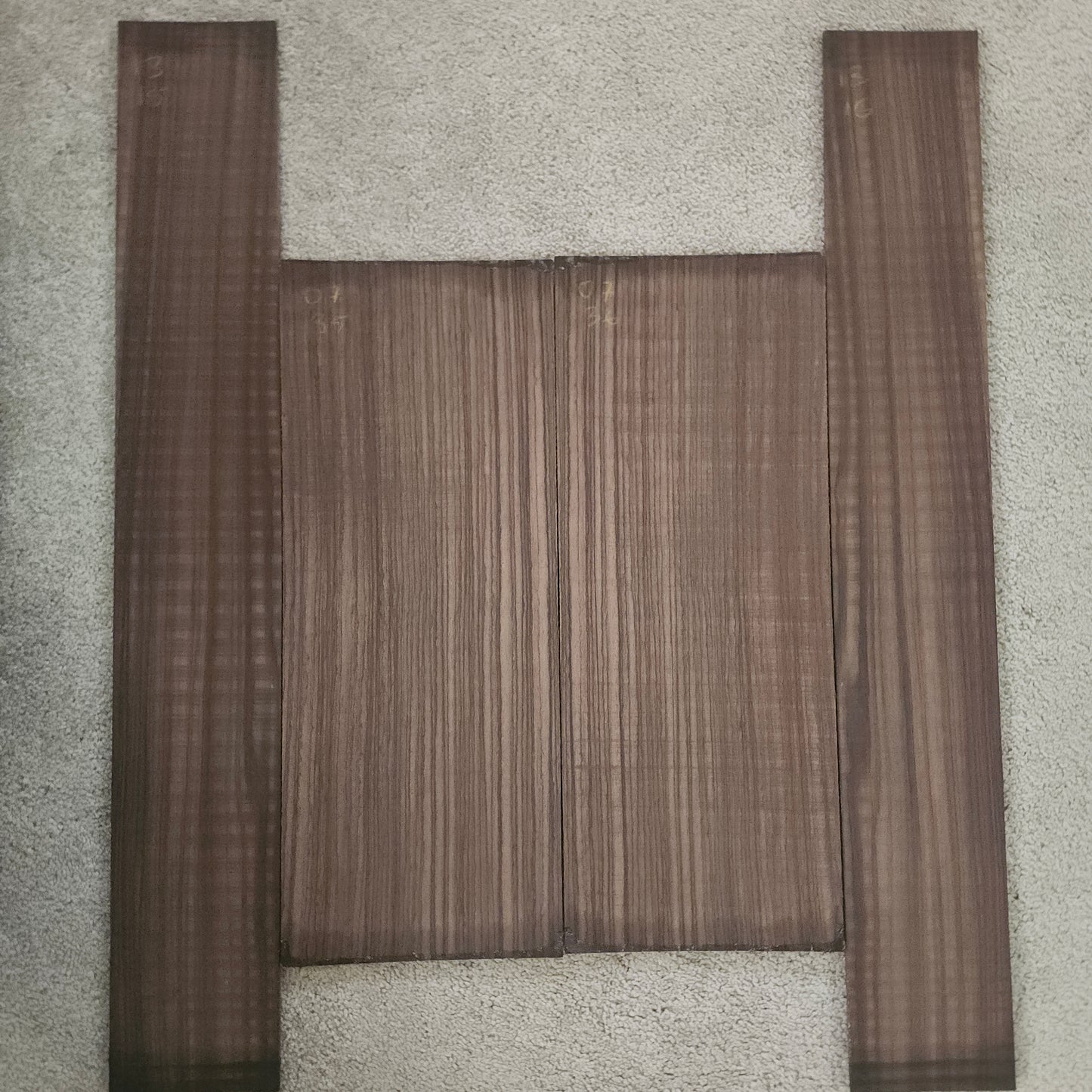 Indian rosewood acoustic guitar back and side