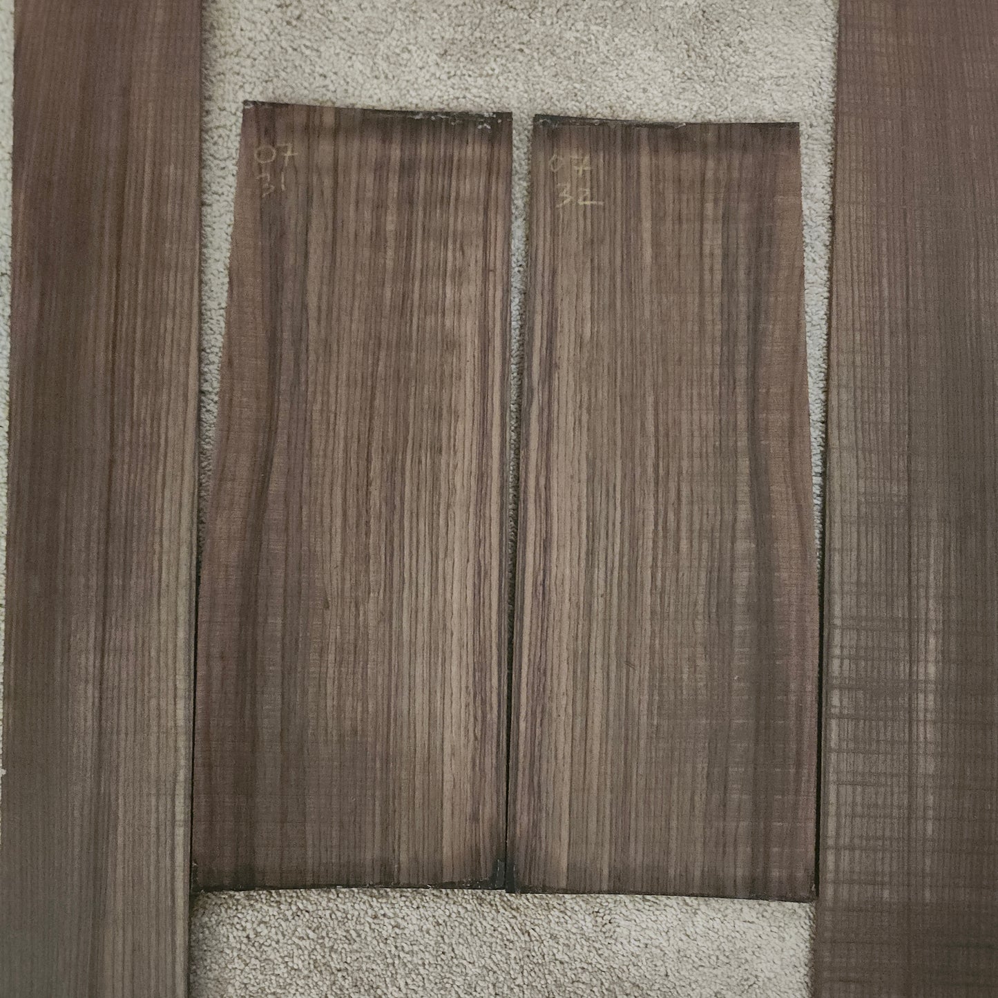 Indian rosewood acoustic guitar back and side