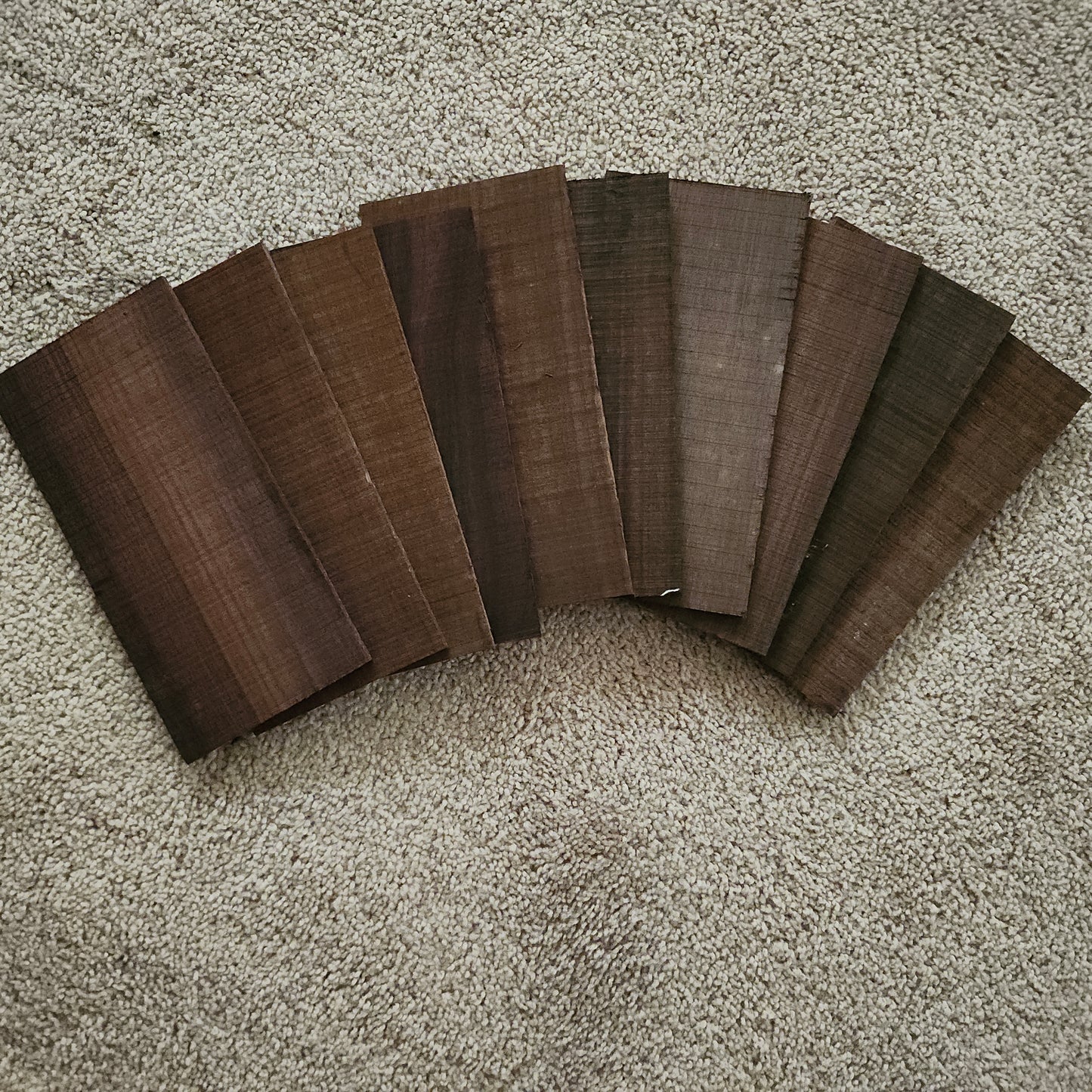 Indian Rosewood Guitar Headplate Veneer