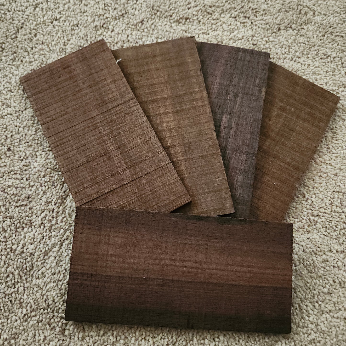 Indian Rosewood Guitar Headplate Veneer