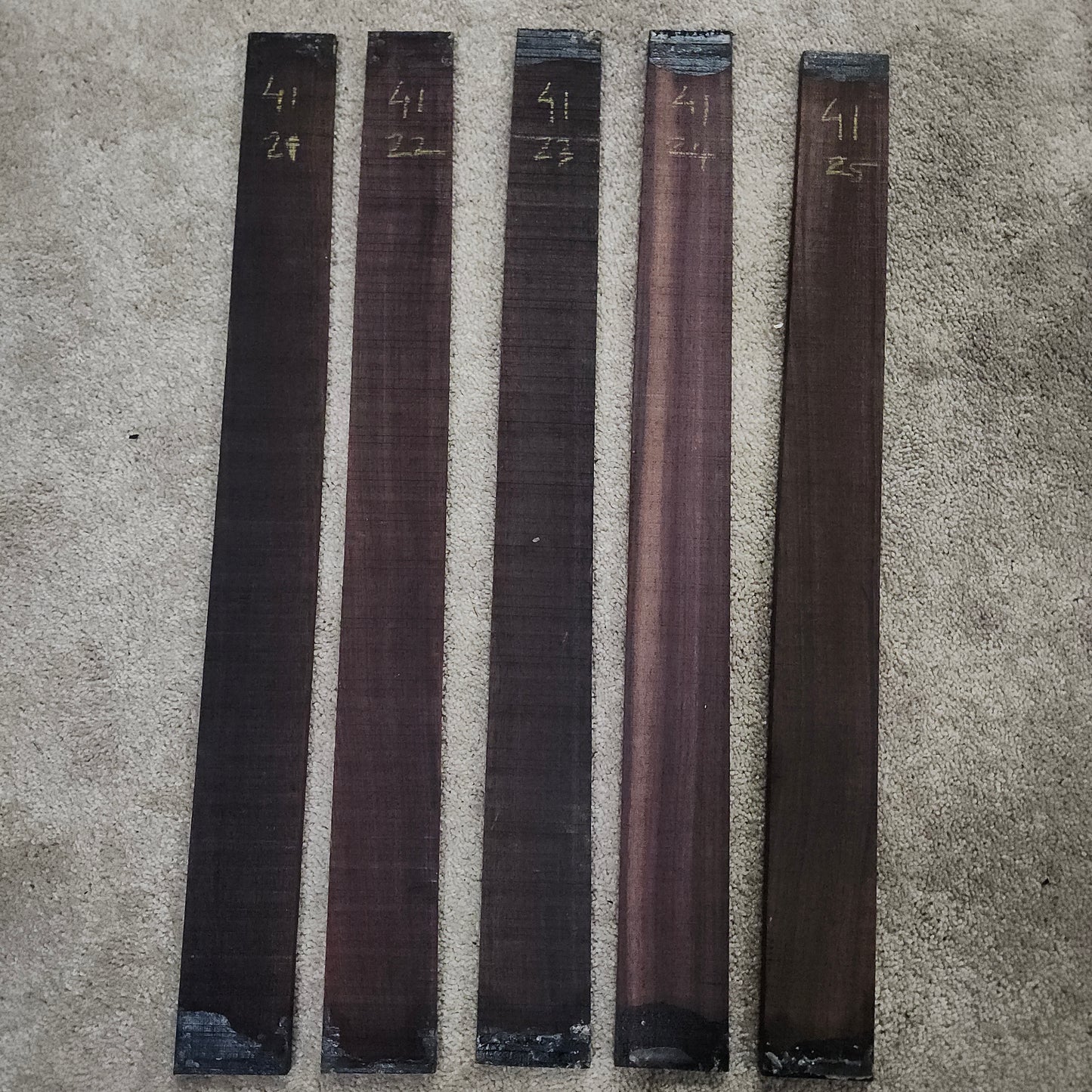 Indian rosewood fingerboard veneer