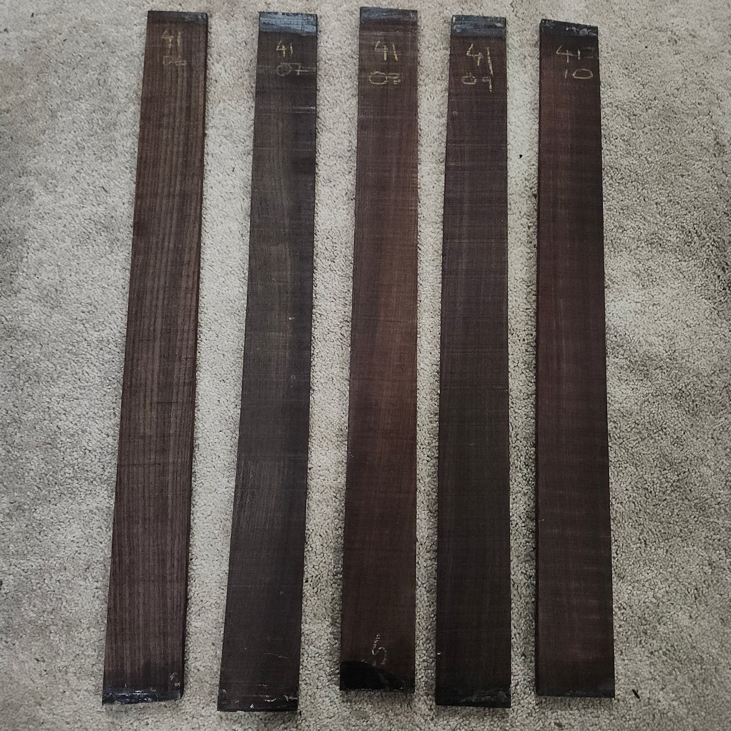 Indian rosewood fingerboard veneer