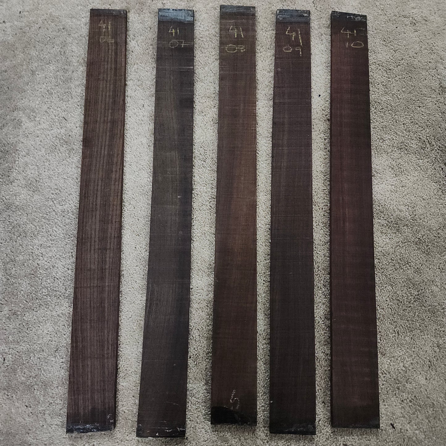 Indian rosewood fingerboard veneer