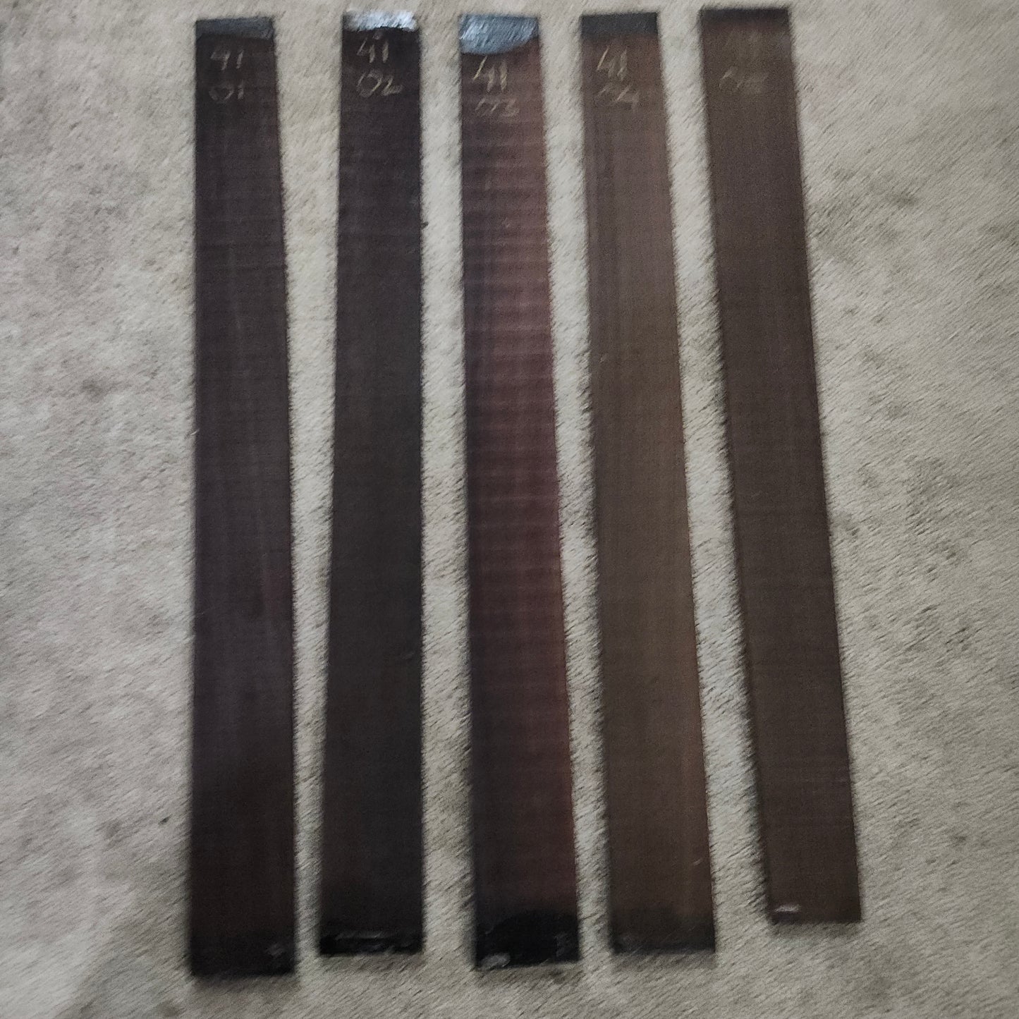 Indian rosewood fingerboard veneer