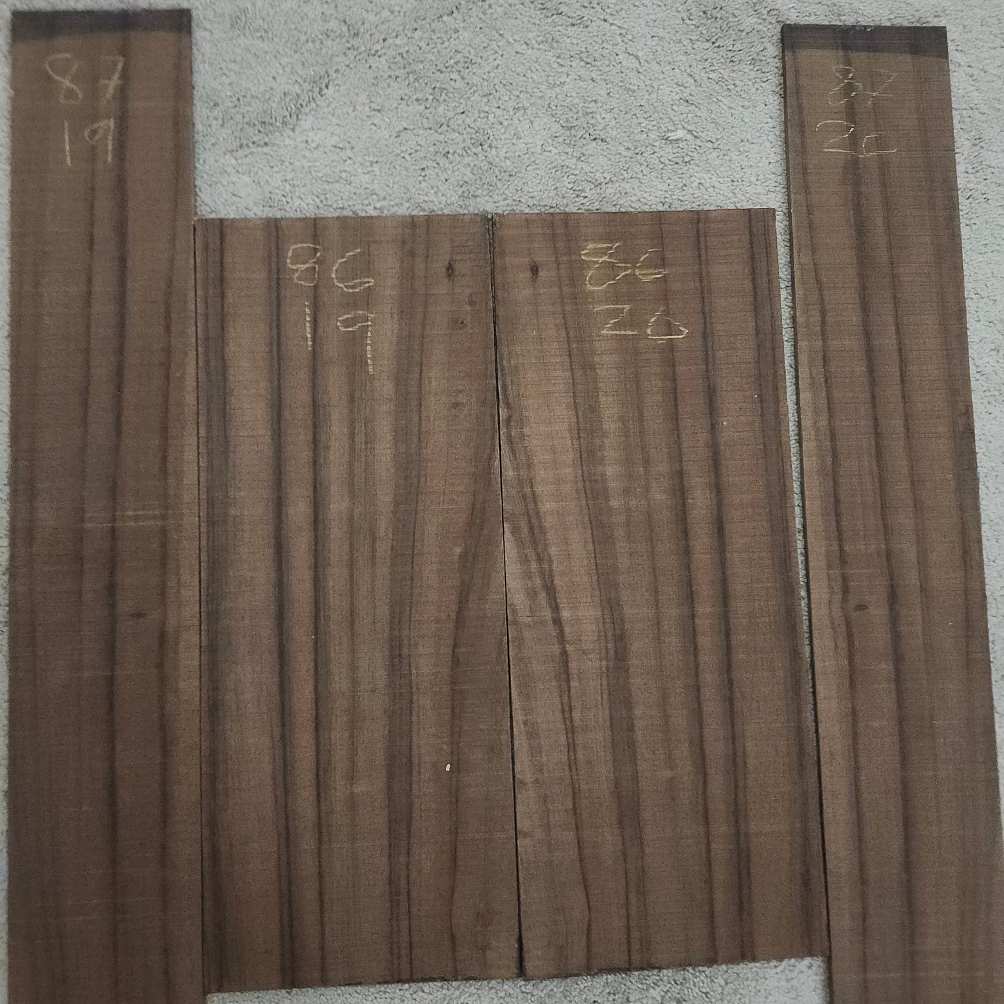 Indian Laurel Back & Side Grade (AAA) 6