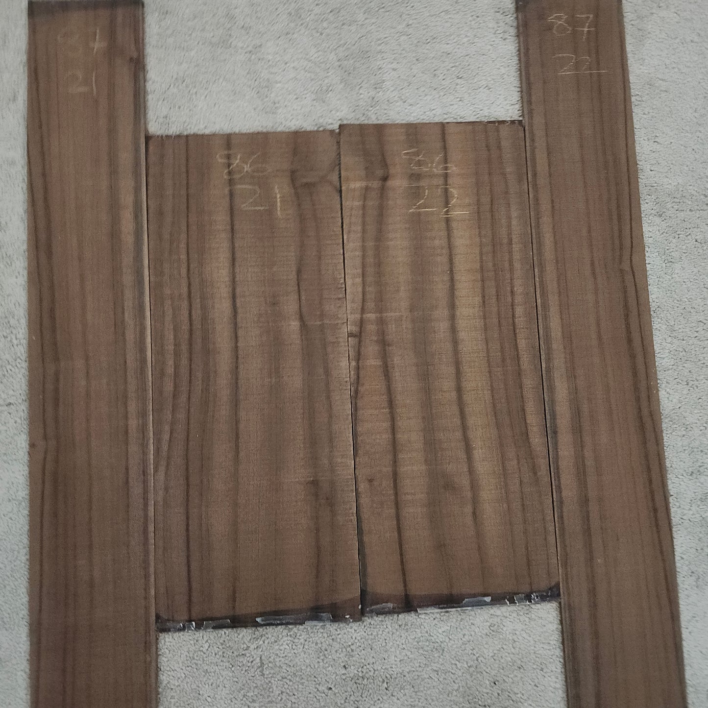 Indian Laurel Back & Side Grade (AAA) 5